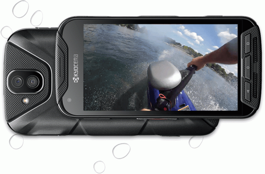 Защищенный смартфон Kyocera DuraForce Pro получил встроенную экшн-камеру