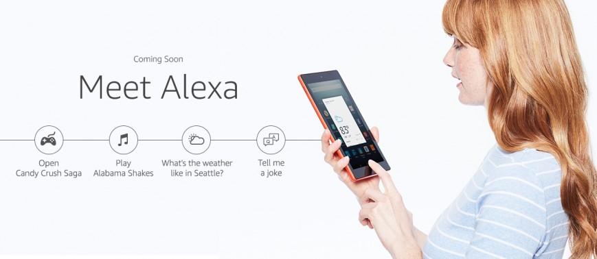 Amazon внедряет голосовой помощник Alexa на планшеты Fire HD