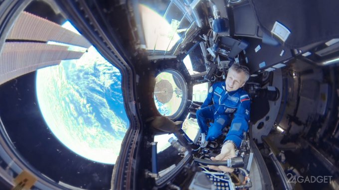 Космос 360 — панорамная экскурсия по МКС с российским космонавтом (видео)