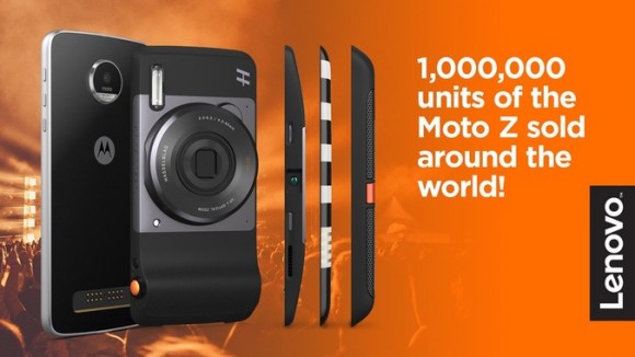 Было продано более 1 миллиона смартфонов Motorola Moto Z