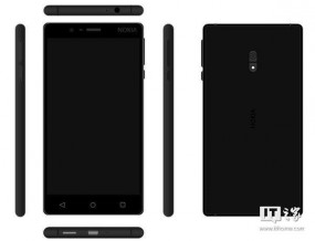 Смартфон Nokia D1C со сканером отпечатков пальцев показался на рендерах
