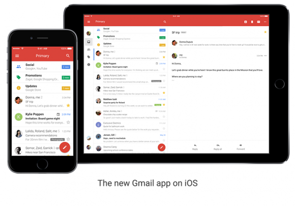 Google выпустила крупнейшее обновление Gmail для iOS за четыре года