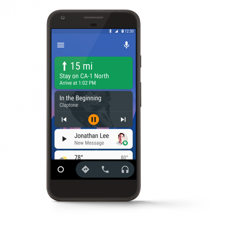 Google выпустила Android Auto в виде самостоятельного приложения