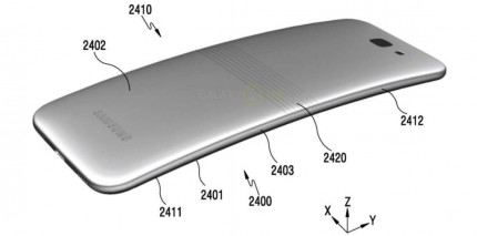 Складной смартфон Samsung Galaxy X засветился в патенте