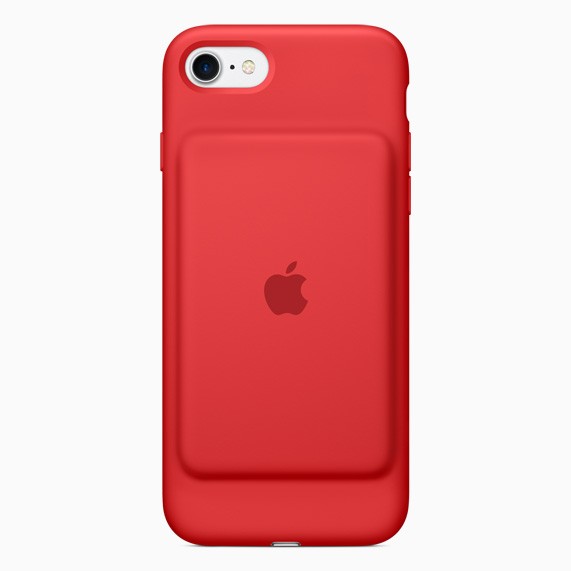 Apple выпустила красный чехол для iPhone со встроенной батареей