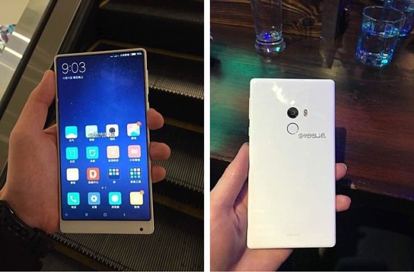 В Китае замечен безрамочный Xiaomi Mi Mix в белом