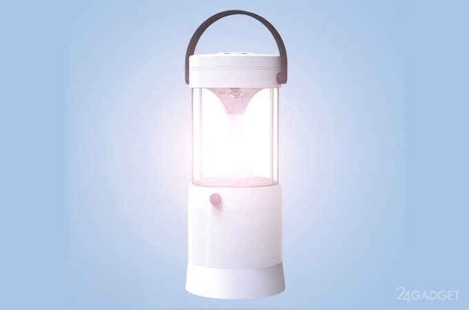 Лампа-фонарь Mizusion работает на соли и воде (4 фото)