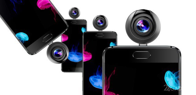 Камера-шар для съемки 360-градусных роликов со смартфона (2 фото)