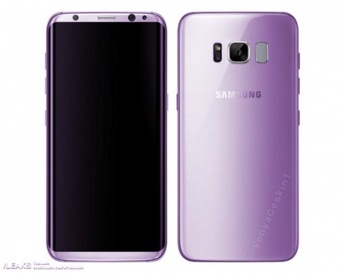 Сиреневый Samsung Galaxy S8 засветился у ритейлера
