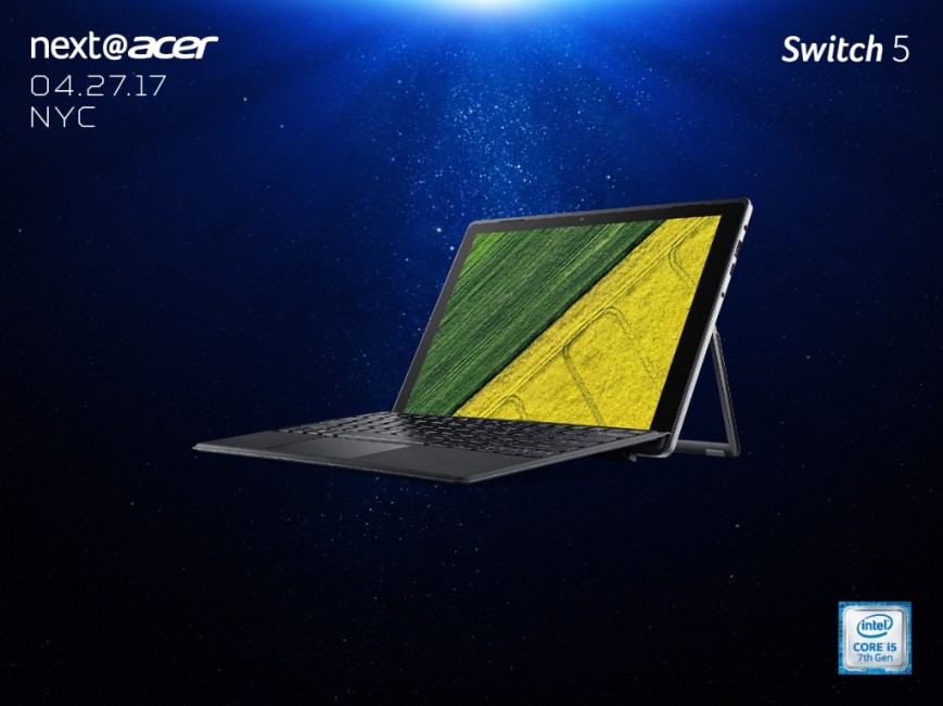 Acer представила мощный гибридный планшет Swift 5 и недорогой Swift 3