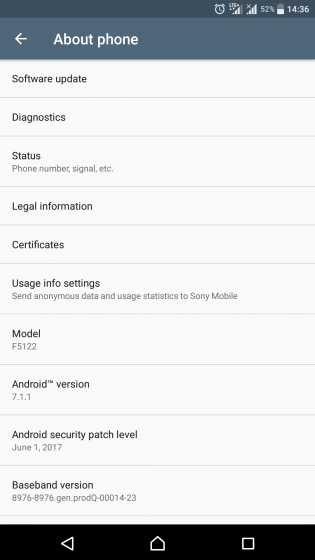 Sony Xperia X и X Compact начали получать Android 7.1.1 Nougat