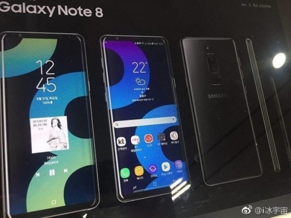 Потенциальный постер показал Samsung Galaxy Note 8