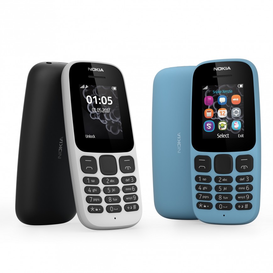 Телефон Nokia 105 представлен официально