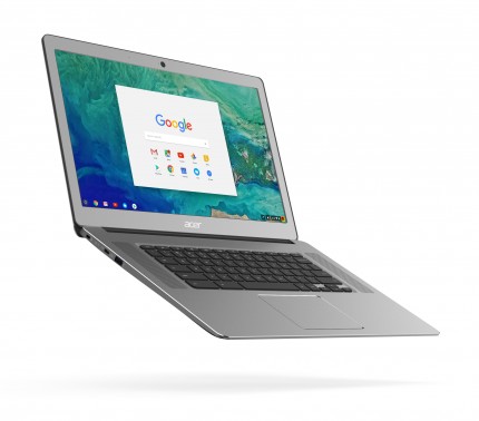 Acer представила тонкий алюминиевый Chromebook 15