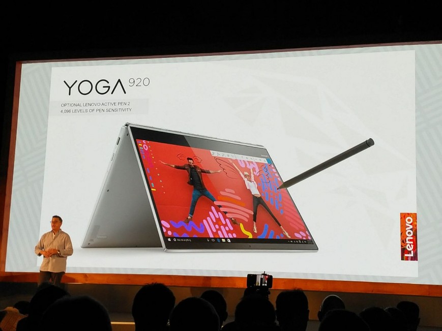Lenovo представила продвинутый перевертыш Yoga 920