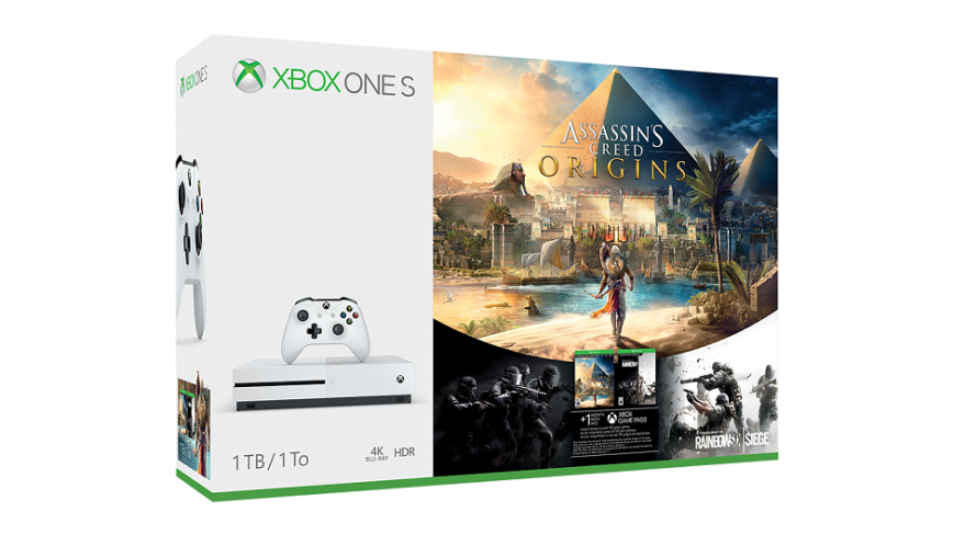 Комплекты Xbox One S с Assassin’s Creed: Истоки выйдут в России 27 октября
