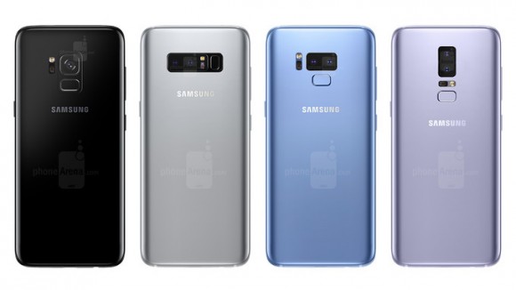 Варианты дизайна Samsung Galaxy S9