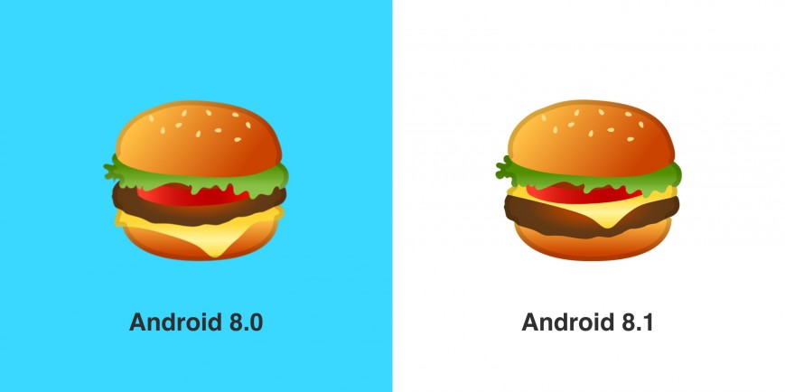 Google исправила бургер и пиво в Android