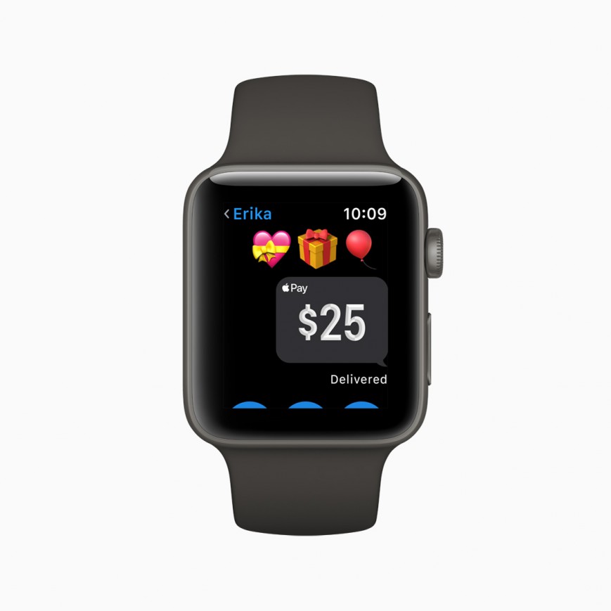 Apple выпустила watchOS 4.2 с поддержкой Apple Pay Cash