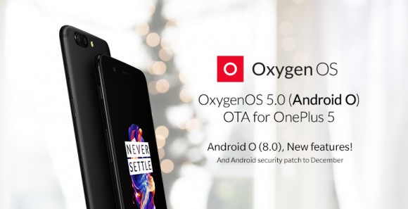 Смартфон OnePlus 5 начал обновляться до Android 8.0 Oreo
