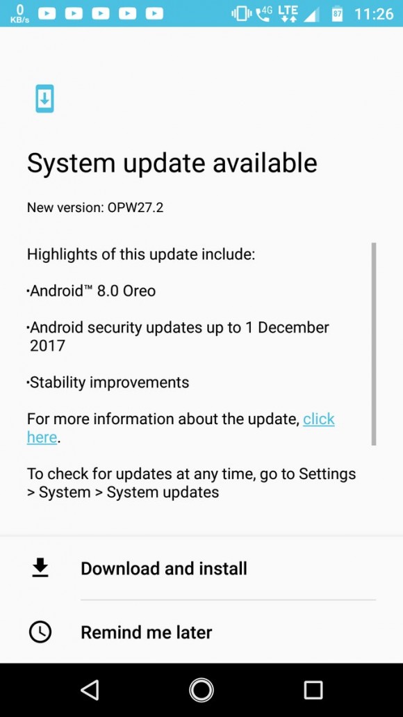 Смартфон Moto X4 начал обновляться до Android 8.0 Oreo