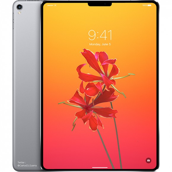 Рендер iPad Pro 2018