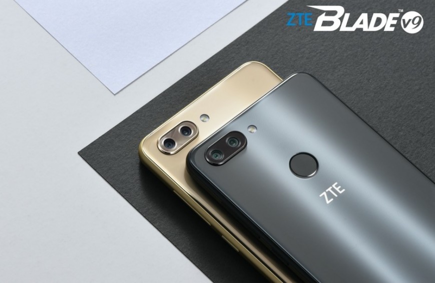 ZTE представила безрамочный смартфон Blade V9