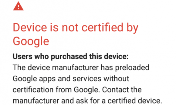 Google блокирует Google Play и другие свои сервисы на несертифицированных Android-устройствах
