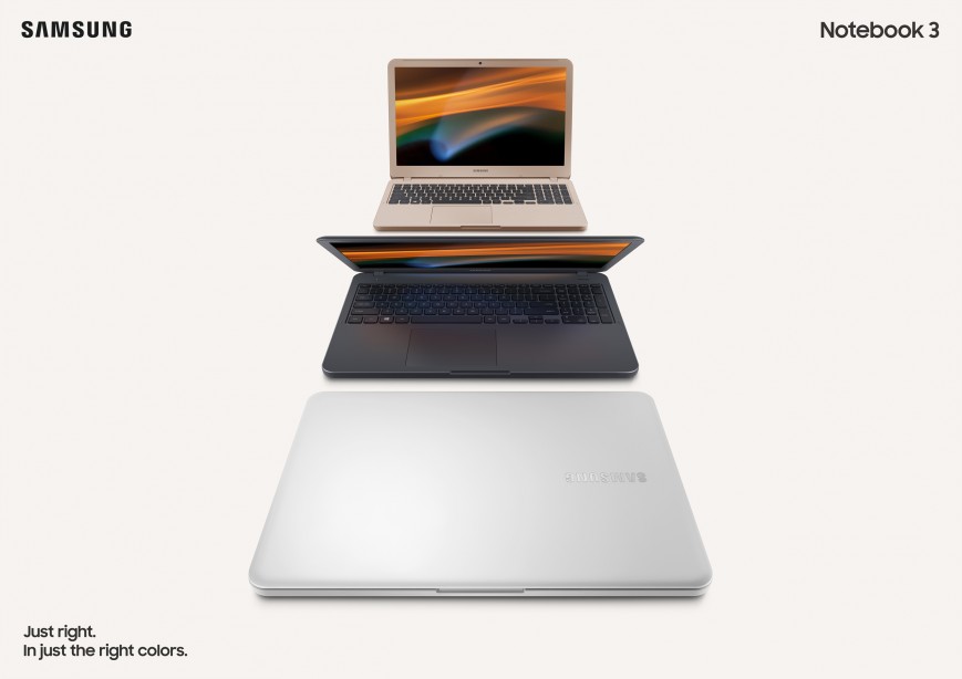 Samsung представила ноутбуки Notebook 3 и 5