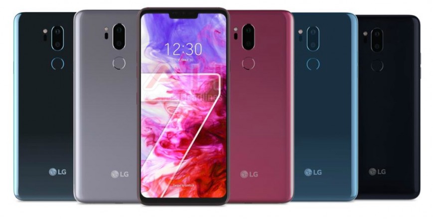 Флагманский смартфон LG G7 ThinQ показался в пяти цветах