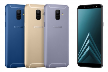Samsung представила Galaxy A6 и A6+