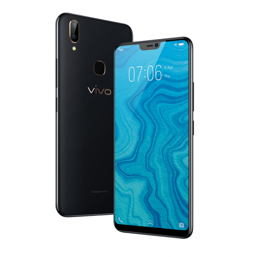 В России выходит недорогой безрамочный смартфон Vivo V9 Youth