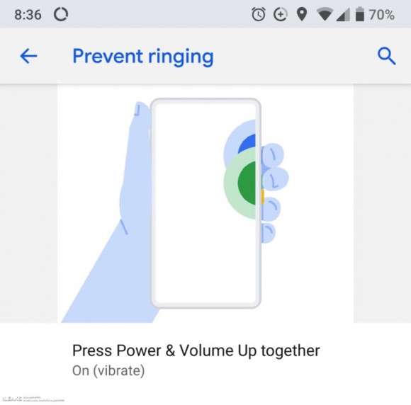 Безрамочный смартфон Google Pixel 3 засветился в бете Android P