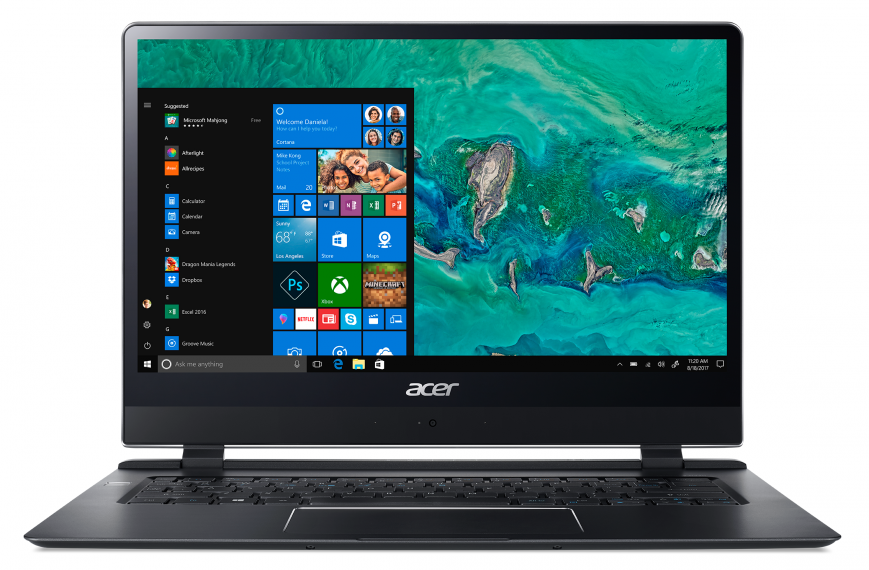 Самый тонкий ноутбук Acer Swift 7 выходит в России