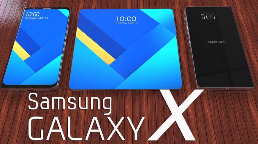 Один из концептов Samsung Galaxy X. Всё будет совсем иначе
