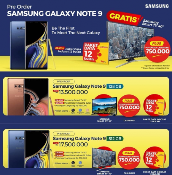 Samsung рассекретила цену Galaxy Note 9