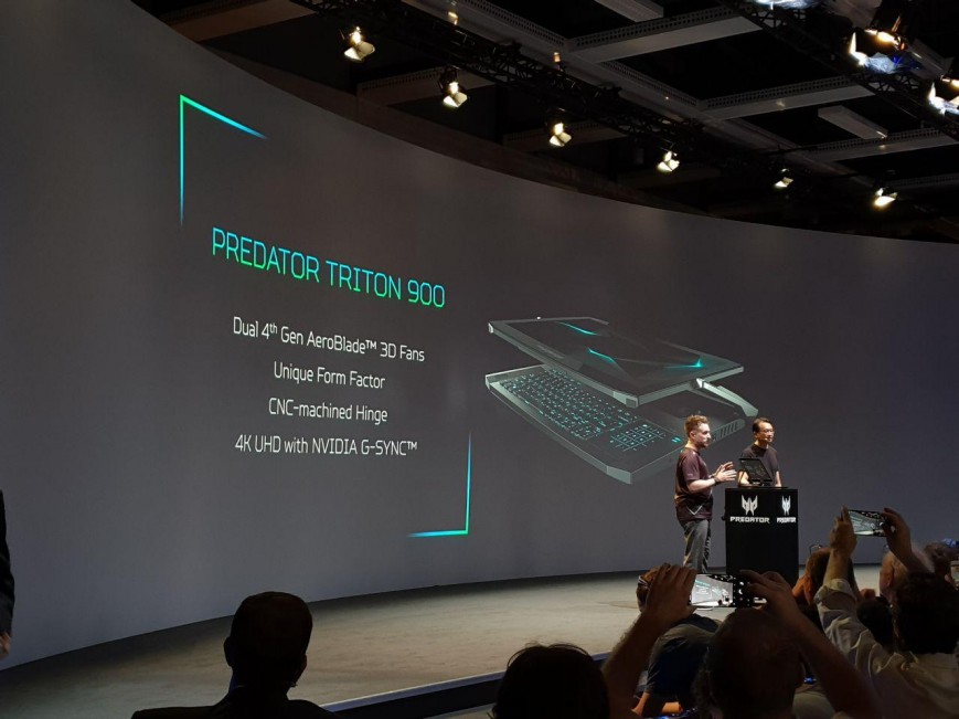Acer представила игровой ноутбук-трансформер