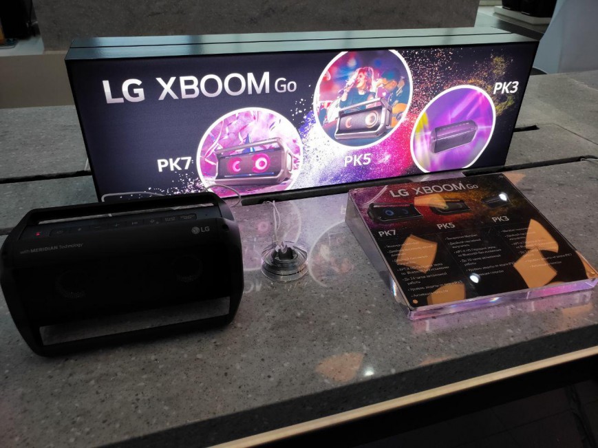 LG представила в Москве портативную акустику XBoom Go