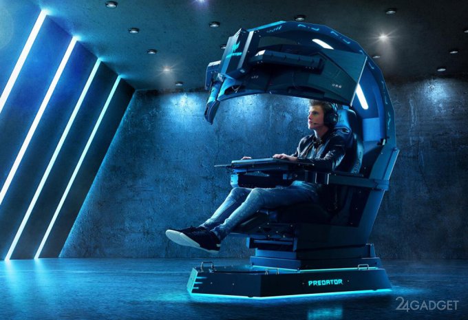 Acer Predator Thronos – футуристическое геймерское кресло за 2.5 миллиона рублей (4 фото)