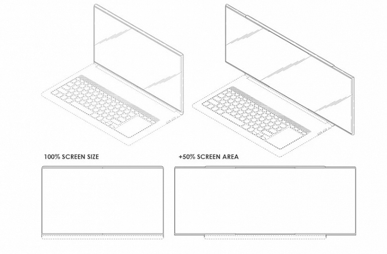 Samsung показала ноутбук с растягивающимся дисплеем