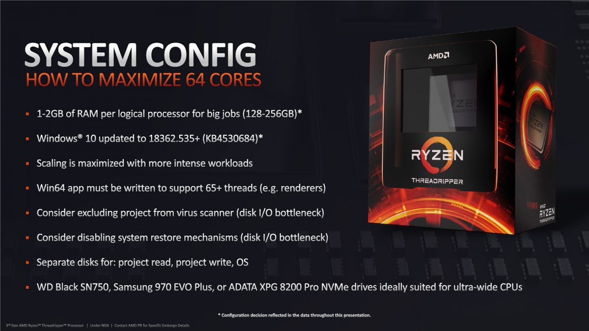 AMD объяснила, как добиться максимальной производительности от нового 64-ядерного процессора