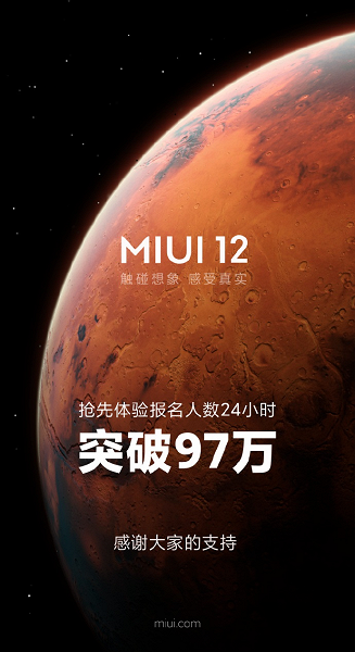 Xiaomi всего за сутки собрала около 1 млн регистраций на тестирование фирменной оболочки MIUI 12