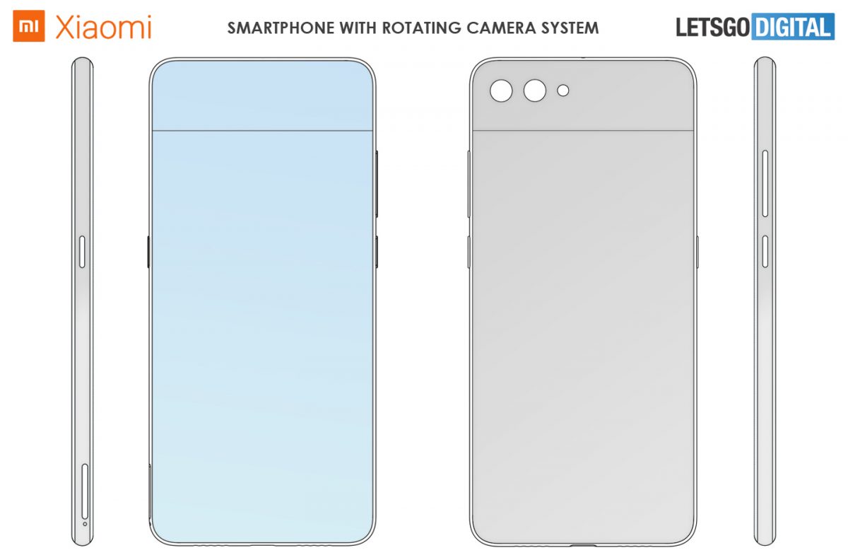 Xiaomi запатентовала смартфон с корпусом в стиле классических Nokia