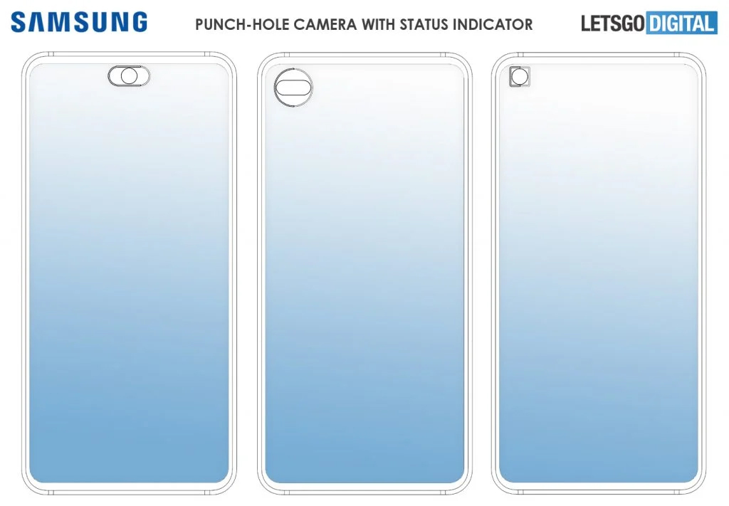 Samsung запатентовала смартфон с необычным исполнением селфи-камеры