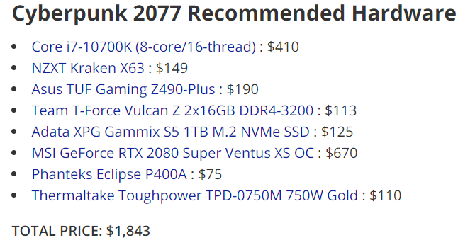 Игра Cyberpunk 2077 «тормозила» даже на мощнейшей GeForce 2080 Ti в Full HD