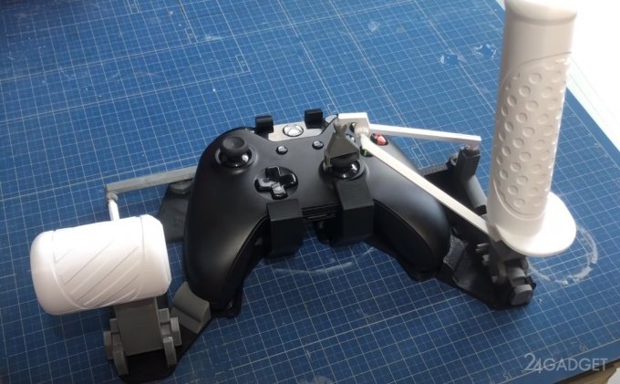 Энтузиаст превратил контроллер Xbox One в игровой штурвал самолета и поделился инструкцией (видео)