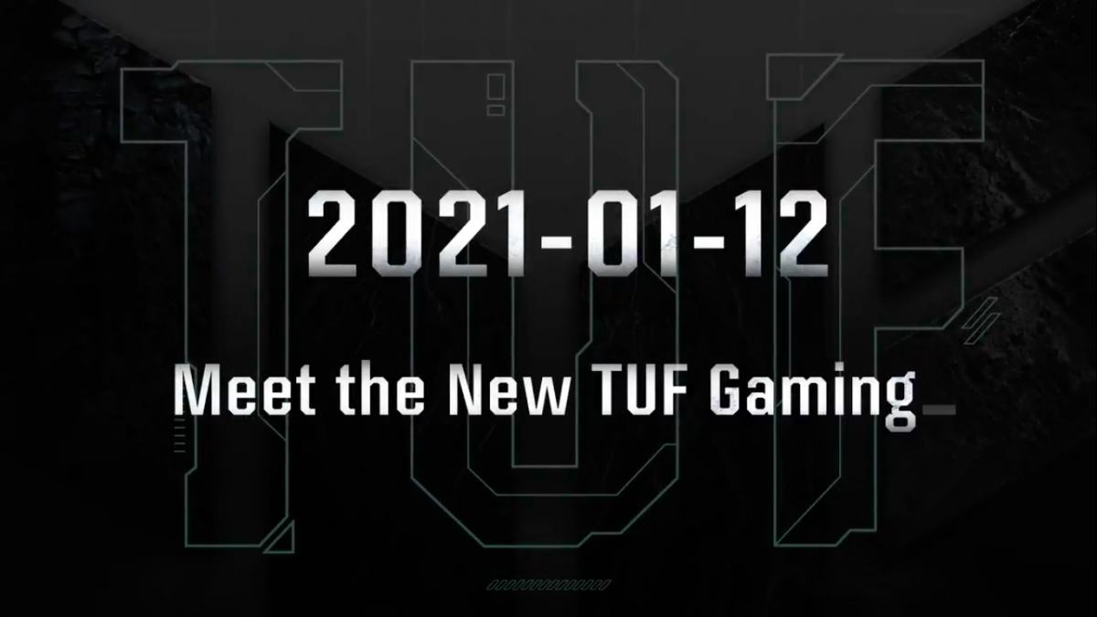 ASUS назвала дату анонса нового игрового ноутбука TUF Gaming с видеокартами NVIDIA RTX 30XX