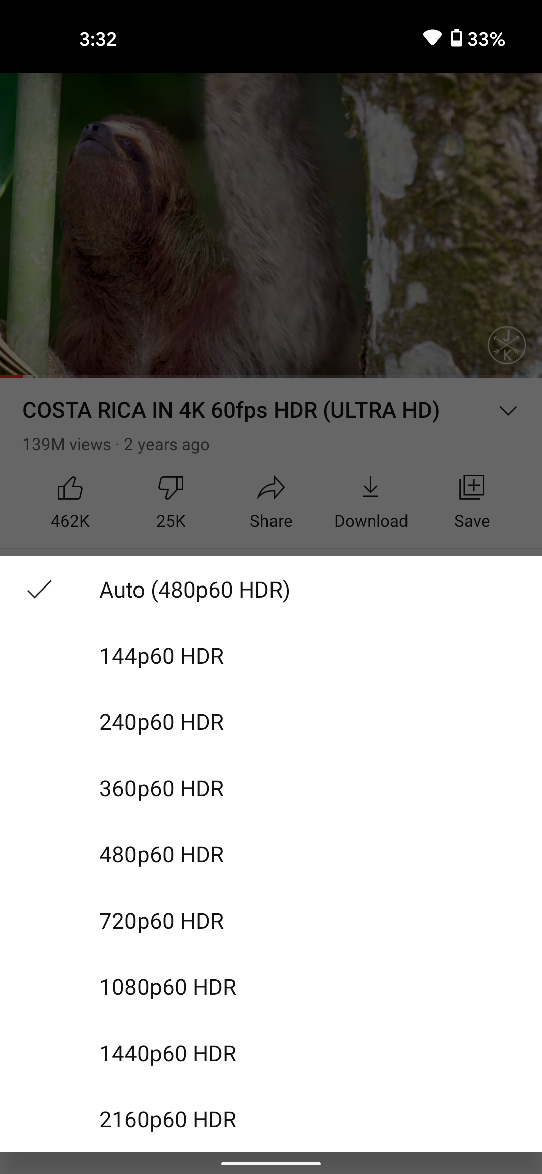 В приложение YouTube добавили возможность воспроизводить 4K-видео на любом устройстве