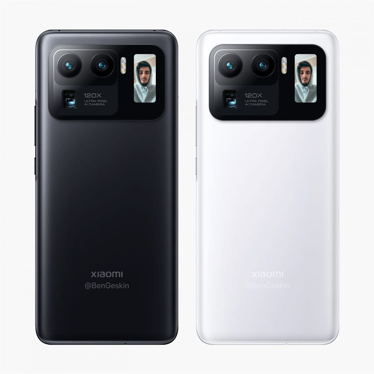 Показаны изображения грядущего флагманского смартфона Xiaomi с мини-экраном рядом с задней камерой