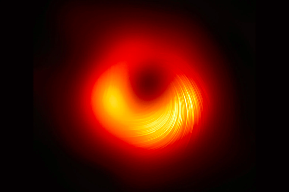 Показан наиболее детальный снимок чёрной дыры